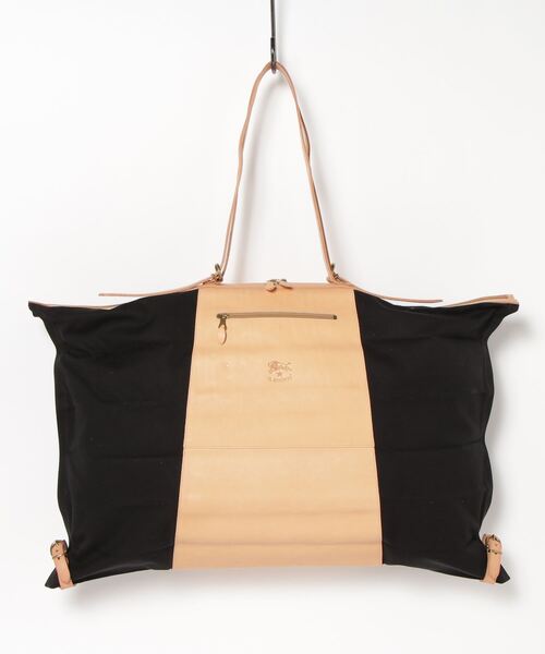 ショルダーバッグ バッグ IL BISONTE /  CANVAS x LEATHER / ショルダーバッグ レディース メンズの画像