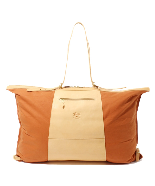 ショルダーバッグ バッグ IL BISONTE /  CANVAS x LEATHER / ショルダーバッグ レディース メンズの画像