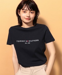 TOMMY HILFIGER tシャツ ベーシックロゴコットンTシャツ