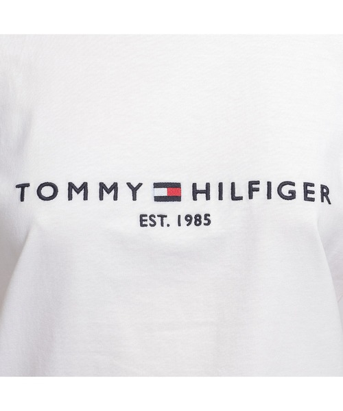 TOMMY HILFIGER tシャツ ベーシックロゴコットンTシャツ