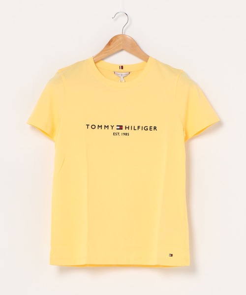 TOMMY HILFIGER tシャツ ベーシックロゴコットンTシャツ