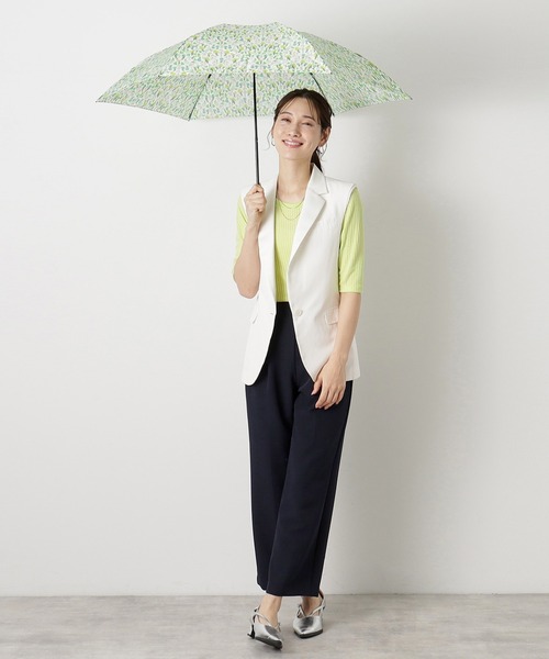マッキントッシュ 晴雨兼用傘 折りたたみ傘 スノーブルガーデン グリーン MACKINTOSH PHILOSOPHY（マッキントッシュフィロソフィー） 折りたたみ