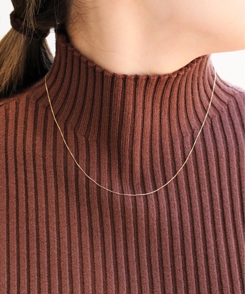 【新品未使用品❤︎】L&Co. ベネチアンチェーンネックレス Jewel closet by L&Co. ネックレス K18 スリム ベネチアンチェーン
