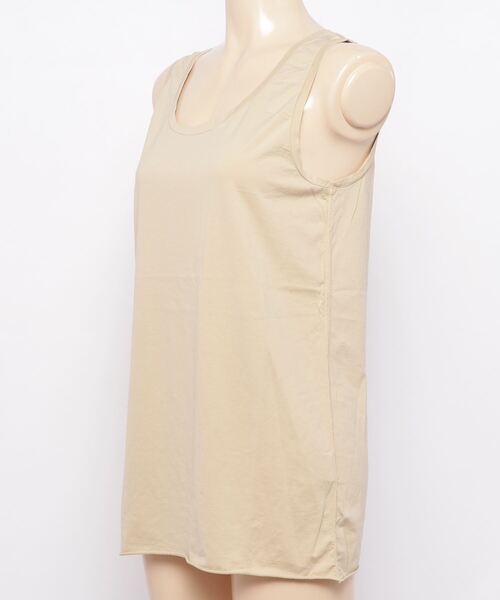tシャツ 100/2ローズペトール天竺タンクトップ レディース quadro tシャツ 100/2ローズペトール天竺タンクトップ
