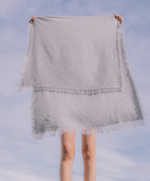 Elegancese マフラー ストール 「elegancese」fringe ピュアカシミア