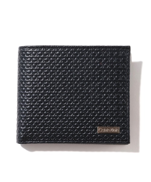 カルバンクライン コンパクト財布 LV04F1036G ブラック PUレザー カルバンクラインジーンズ Calvin Klein Jeans CK 二つ折り財布