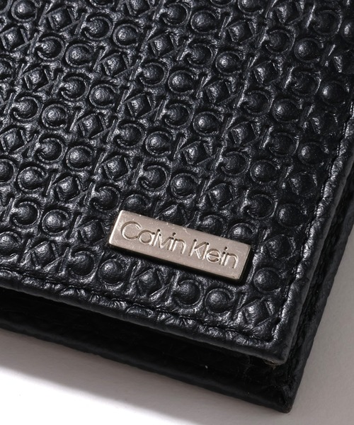カルバンクライン コンパクト財布 LV04F1028G ブラック PUレザー Calvin Klein 財布 「Calvin Klein/カルバンクライン」ワン