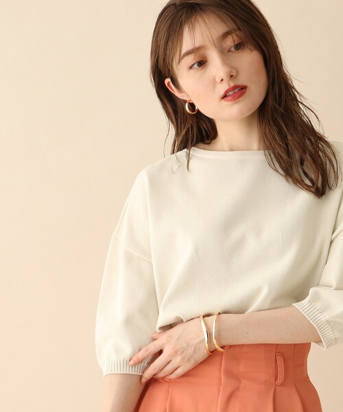 ニット ホールガーメント(R)5分袖ニット|ZOZOTOWN |01