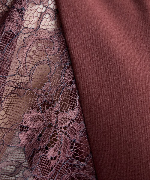 AIMER（エメ） ドレス イレギュラーヘムミモレ丈パーティードレス 結婚