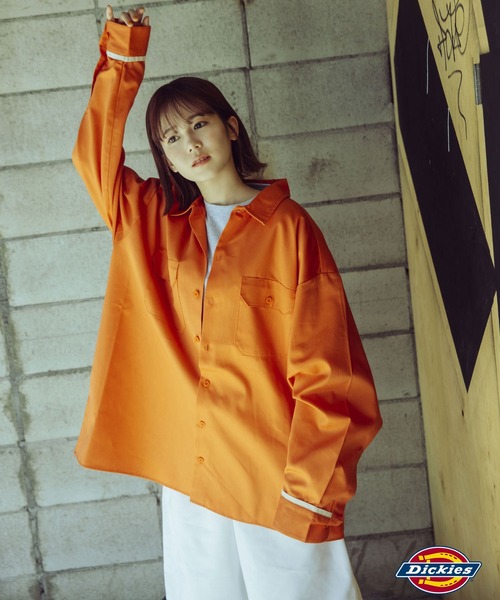 Dickies（ディッキーズ） シャツ 「Dickies」長袖 ワイド ワークシャツ
