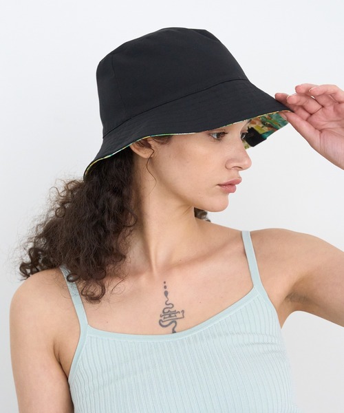 LANVAN バケハ リバーシブル LANVIN en Bleu 帽子 ハット 「sweet 6月号掲載」Plein soleil