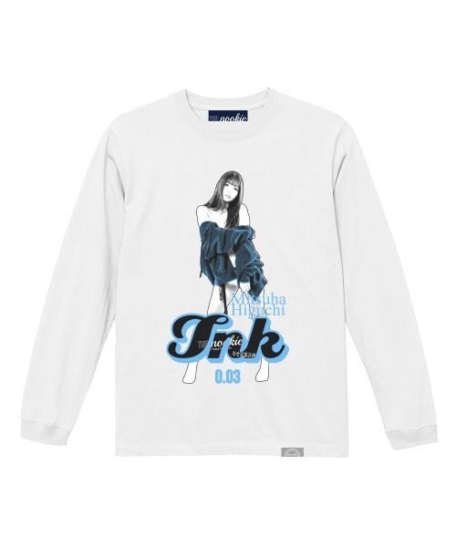 tシャツ 「W」「it」「THE nookie LOVE Mitsuha Higuchi」PORTRAIT L/S TEE レディース メンズ