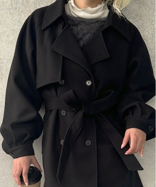 SpRay（スプレイ） トレンチコート コート エコウールボリュスリミニ