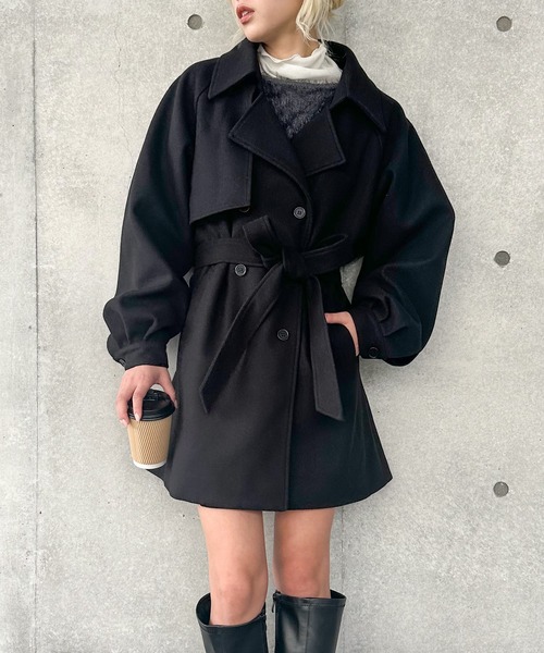 SpRay（スプレイ） トレンチコート コート エコウールボリュスリミニ