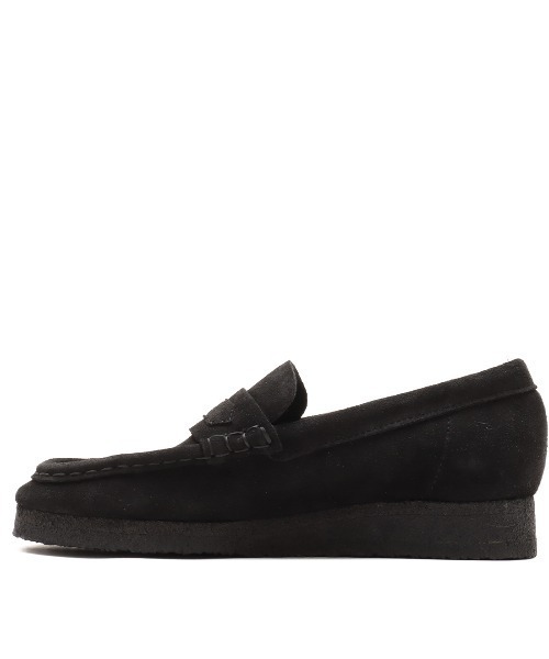 Clarks ローファー WallabeeLoafer Black Sde / クラークス ワラビー