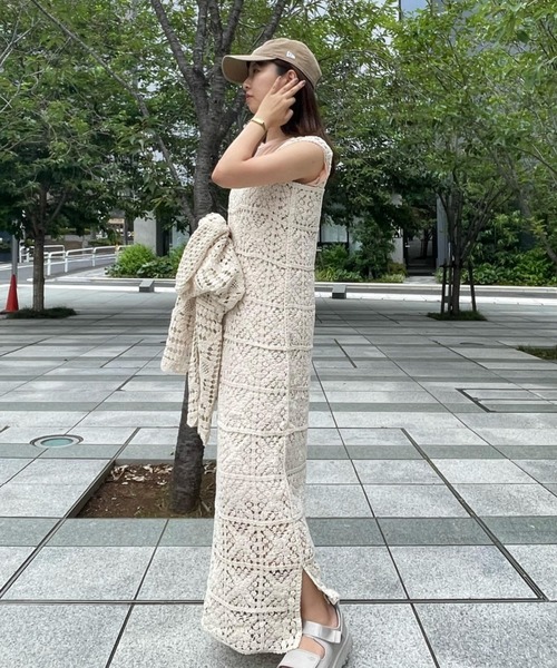 ワンピース クロシェ編みミニワンピース : ZOZOTOWN Yahoo!店