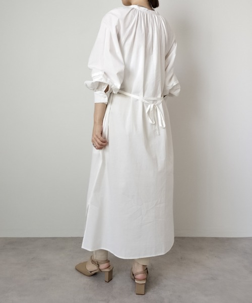 Virca ワンピース ギャザーラグランシャツワンピース : ZOZOTOWN Yahoo