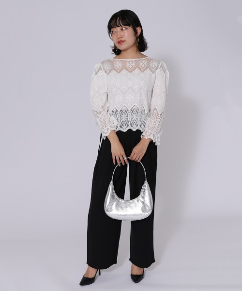 Ketty Cherie シャツ ブラウス レーストップス「洗濯機で洗える 