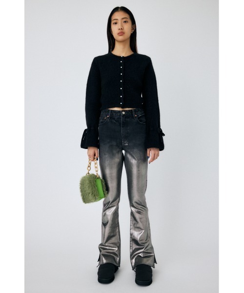 MOUSSY カーディガン 「WEB限定」F/PEARL BUTTON レディース
