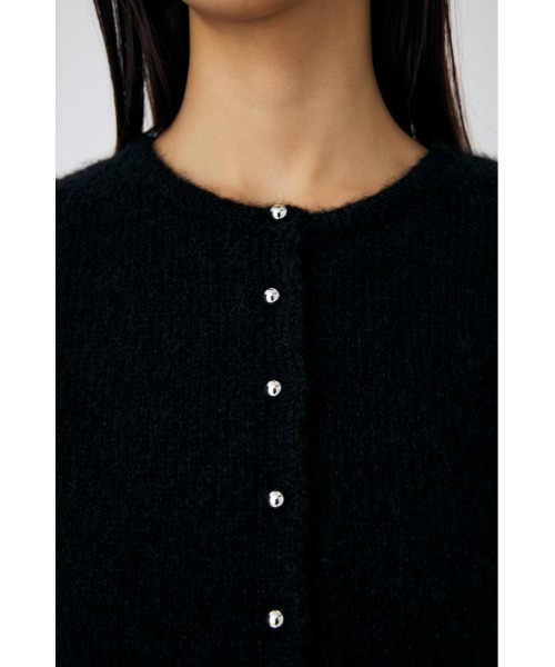 MOUSSY カーディガン 「WEB限定」F/PEARL BUTTON レディース