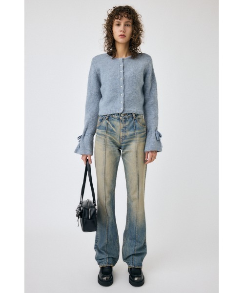 カーディガン 「WEB限定」F/PEARL BUTTON カーディガン レディース MOUSSY カーディガン 「WEB限定」F/PEARL BUTTON レディース