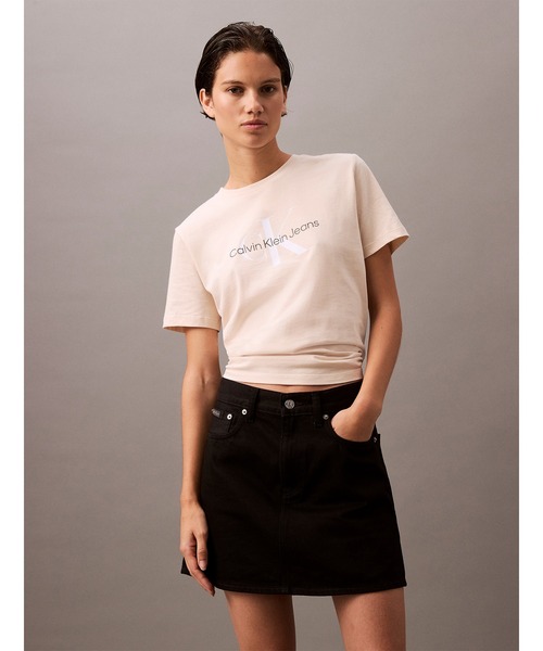 Calvin Klein スカート デニムクラシックミニスカート