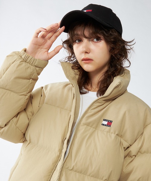 TOMMY JEANS ダウンジャケット ダウン コーデュロイミックス