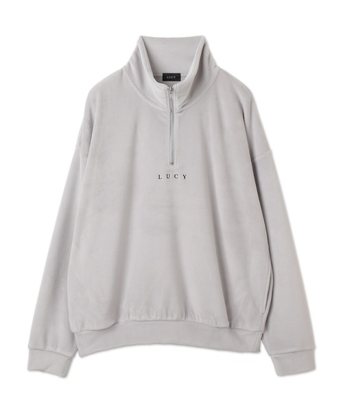 Lucy　0710 LUCY（ルーシー） シャツ LUCY/ドライポリハーフZIPシャツ メンズ