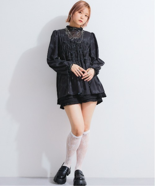 TTOL tシャツ オリジナルプリントシアートップス レディース