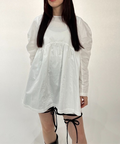ブラウス シャツ OVAL SLEEVE BLOUSE/オーバルスリーブブラウス レディース