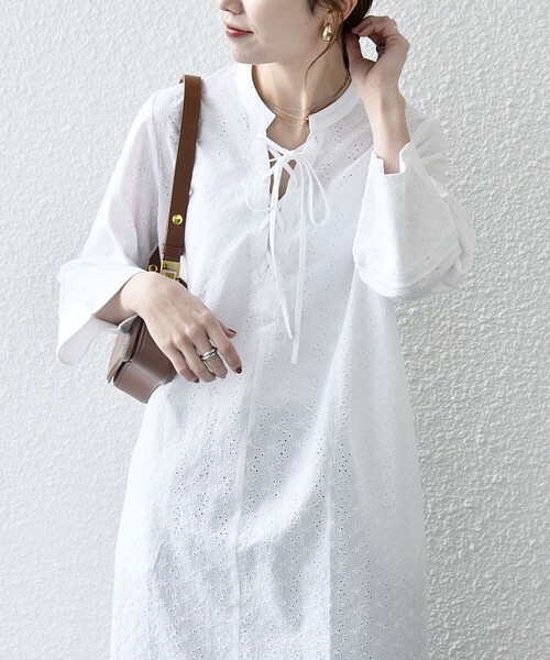 ブルーガールblugirl 総レースエンブロイダリーワンピース blugirl 総レースエンブロイダリーワンピースFRAY I.Dsnidel