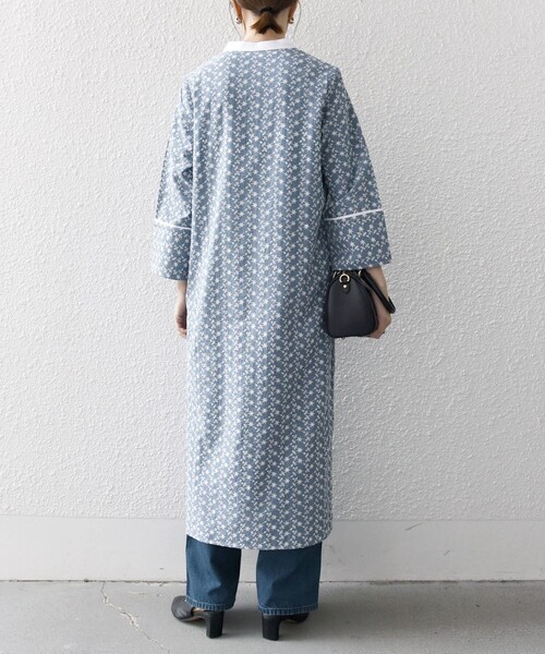 867y*美品 ビー ブルマリン エンブロイダリー モチーフ付 ステンコート 867y*美品 ビー ブルマリン エンブロイダリー モチーフ付 ステンコート