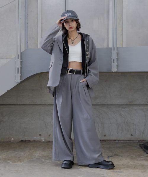 男女兼用スラックス[KAZEN製品] 855｜THS-白衣通販・販売