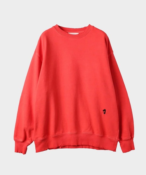 JieDa（ジエダ） トレーナー スウェット J LOGO DAMEGE SWEAT CREW