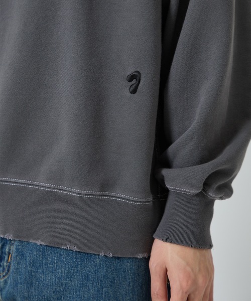 JieDa（ジエダ） トレーナー スウェット J LOGO DAMEGE SWEAT CREW