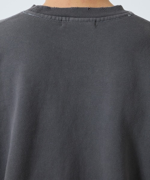 JieDa（ジエダ） トレーナー スウェット J LOGO DAMEGE SWEAT CREW