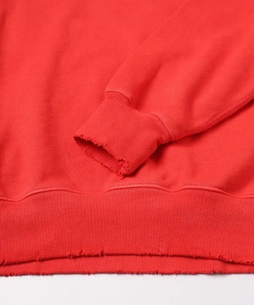 JieDa（ジエダ） トレーナー スウェット J LOGO DAMEGE SWEAT CREW