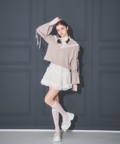 lilLilly セーラーモッズコート セーラー襟ジャケット lilLilly（リルリリー）の「セーラーモッズコート（モッズコート