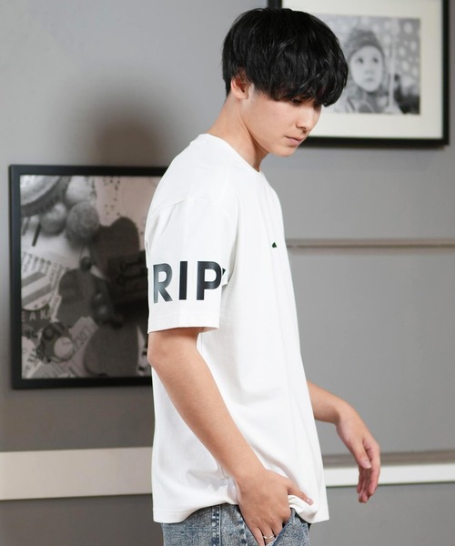 adidas ストライプ Tシャツ Mサイズ セール】'80s ルーズ ストライプ 半袖Tシャツ / アディダス