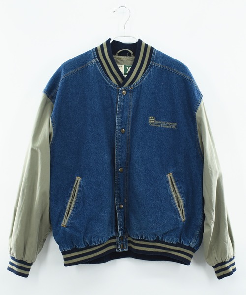 ヴィンテージスタジャン VINTAGE スタジャン 「ヴィンテージ古着」90's Wear Guard 企業ロゴ