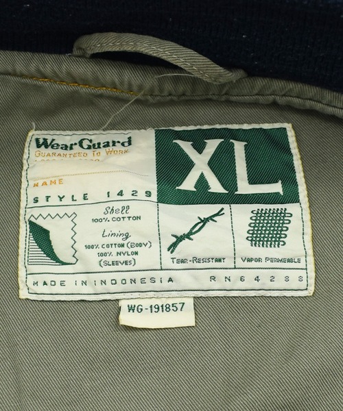 VINTAGE スタジャン 「ヴィンテージ古着」90's Wear Guard 企業ロゴ