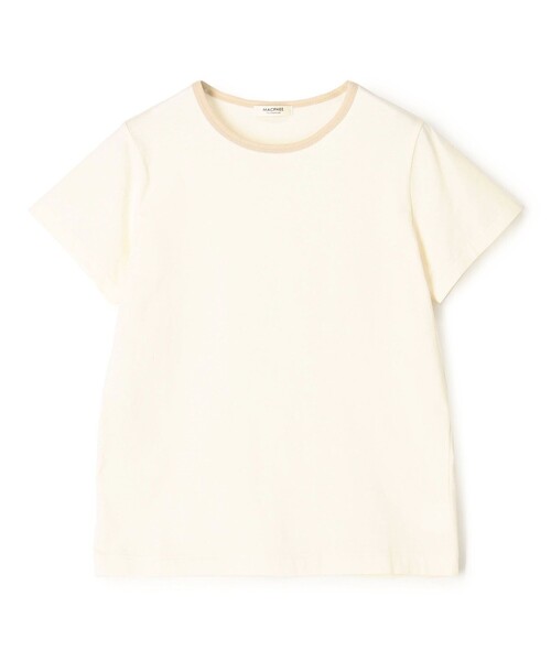 tシャツ 「WEB限定」コットンジャージー トリムTシャツ レディース
