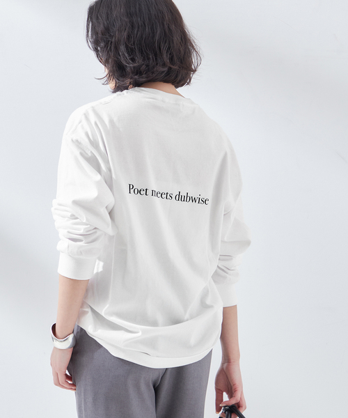 tシャツ POETMEETSDUBWISE KINDNESS＆HEALING1ロングスリーブTシャツ レディース POET MEETS DUBWISE tシャツ POETMEETSDUBWISE