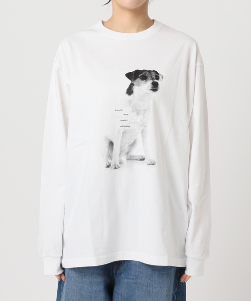 tシャツ POETMEETSDUBWISE KINDNESS＆HEALING1ロングスリーブTシャツ レディース POET MEETS DUBWISE tシャツ POETMEETSDUBWISE