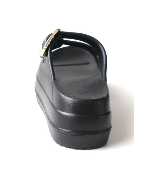 AmiAmi（アミアミ） サンダル 「厚底・軽量」ダブルベルトEVAサンダル