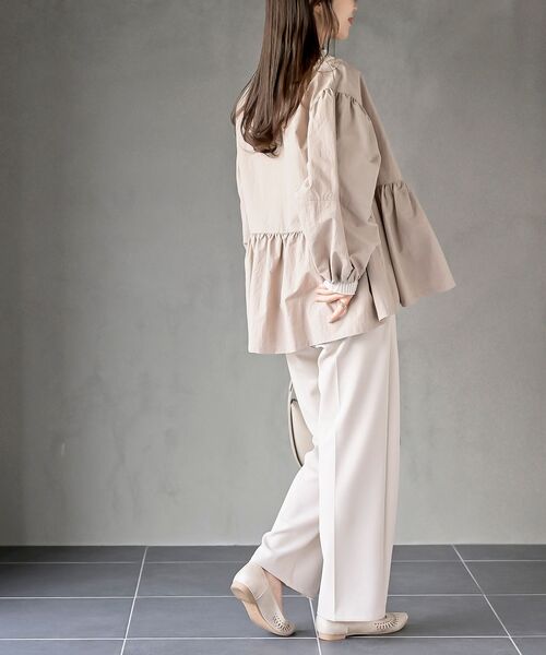 r・p・s（アールピーエス） ブルゾン アウター ペプラムジップ