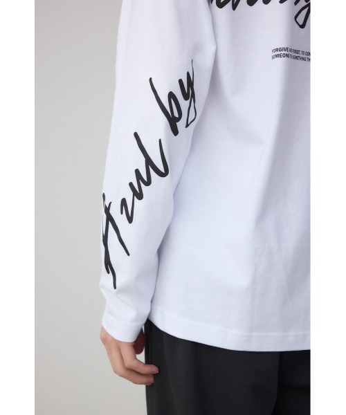 らん　moussyロゴTシャツ　ホワイト・ブラック moussy - らん様専用 moussyロゴTシャツ ホワイト・ブラックの通販 by