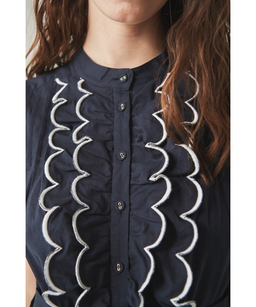 Estella.K バイカラースカラップドレス Estella.K エステラケー バイカラースカラップドレス - メルカリ