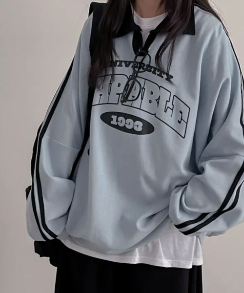 トレーナー レディース Tシャツ スウェット ラグラン プルオーバー atONE（アットワン） トレーナー スウェット 裏起毛オーバーサイズ