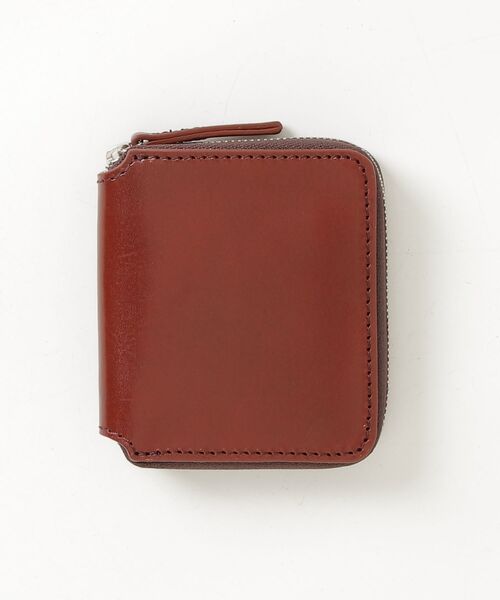 BEAMS（ビームス） 二つ折り 二つ折り財布 財布 ジップ レザー